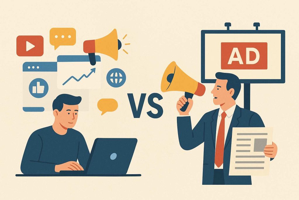 ডিজিটাল মার্কেটিং বনাম প্রচলিত মার্কেটিং: কোনটা ভালো?